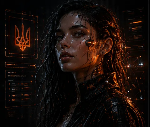 Image · "anime girl, cyberpunk city, neon orange glow, dark rainy night, ultra detailed,