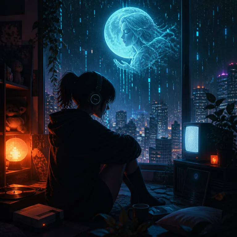 Обкладинка треку LUNARAY — «Pixel Tears»